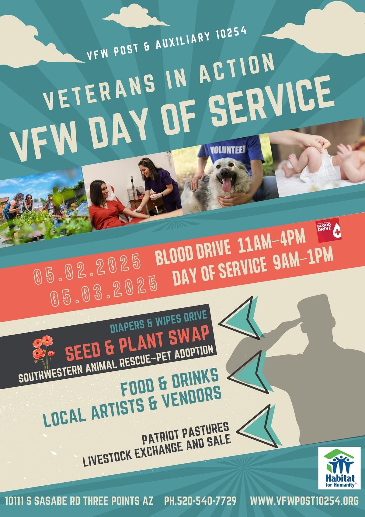 Veterans In Action- VFW Day of Service  #stillserving