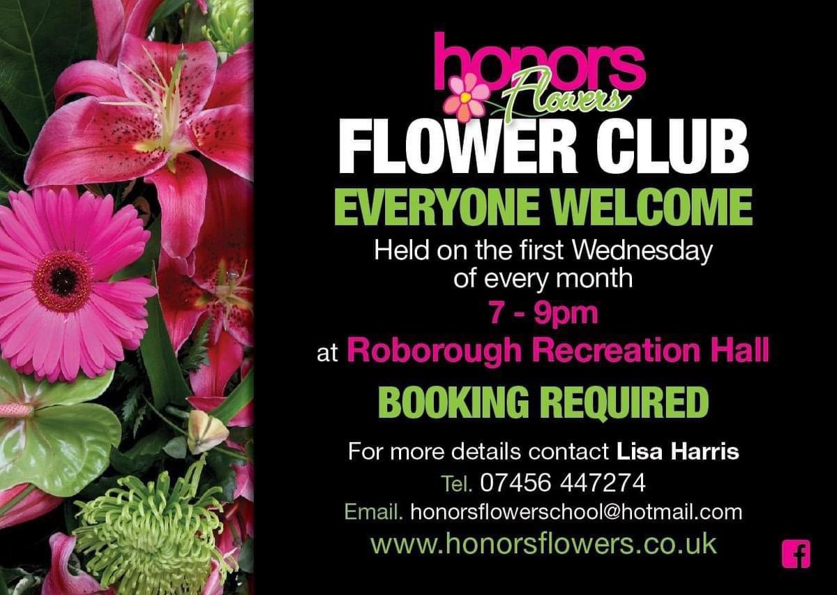 Honors Flower Club (monthly meeting) 