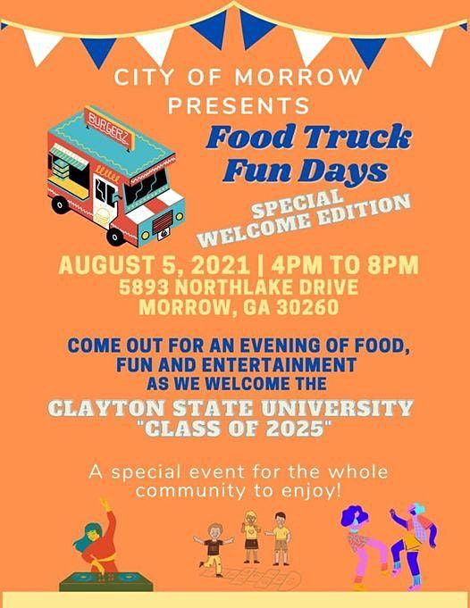 Welcome Back Clayton State University Food Truck Fun Days