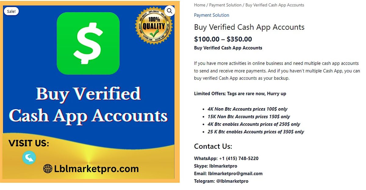 Buy Verified Cash App Accounts