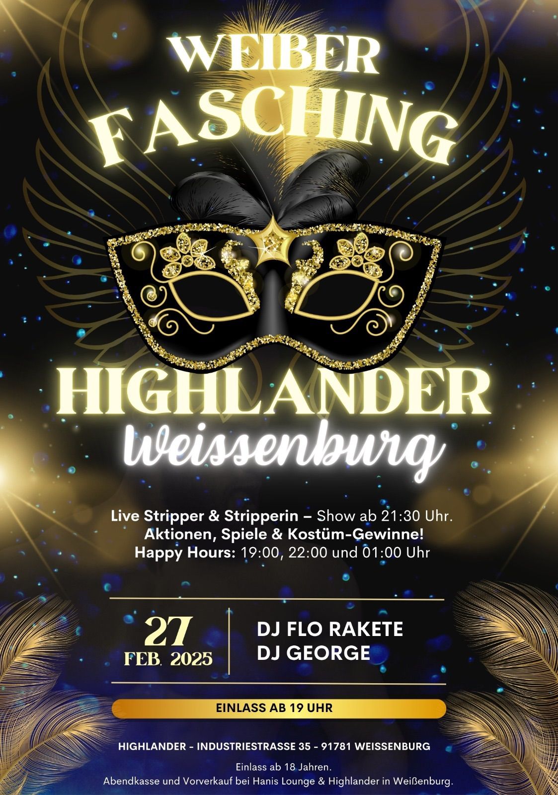 Weiberfasching Hanis Highlander