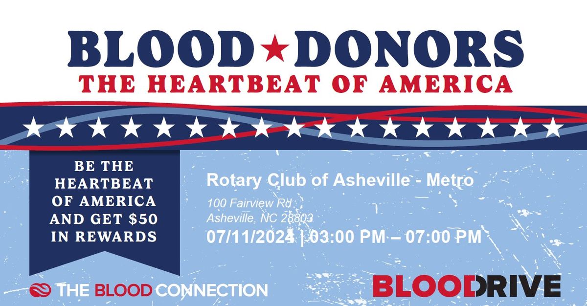 Rotary Club of Asheville - Metro: Mobile Blood Drive