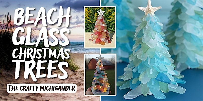 Beach Glass Christmas Trees - Muskegon