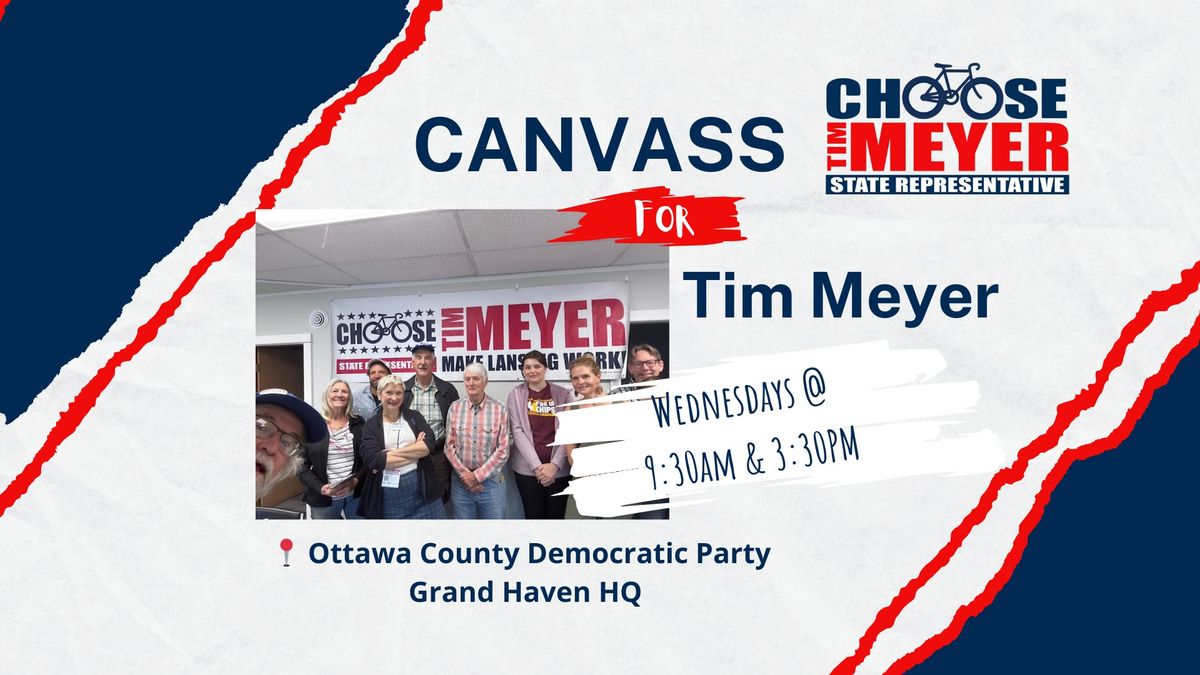 \ud83d\udeaa Wednesday Door Knocking for Tim Meyer