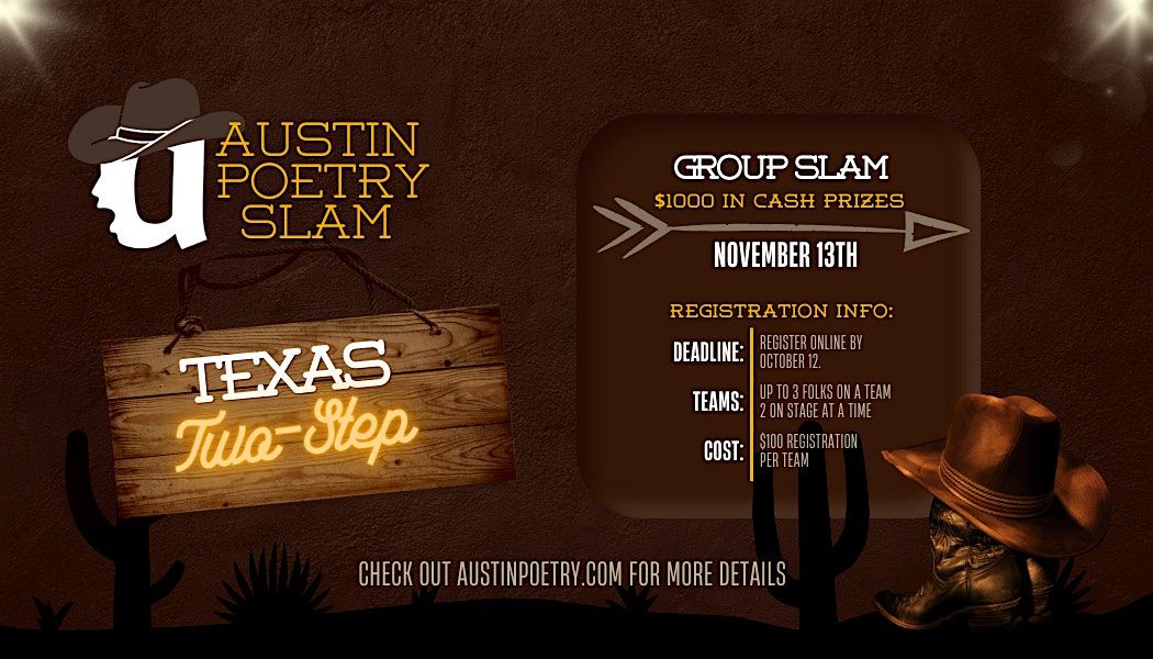 Austin Poetry Slam Presents The Texas Two Step