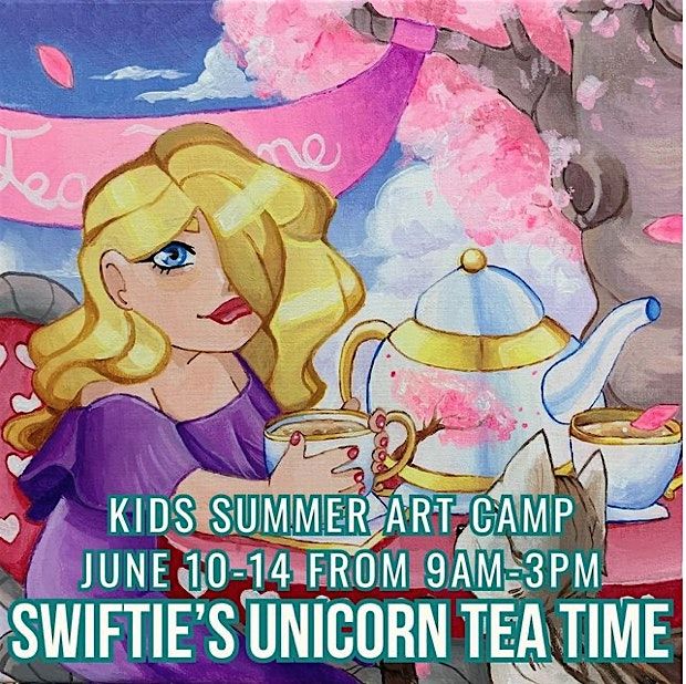 Kids Summer Art Camp: Swifts Tea Time with Friends Theme