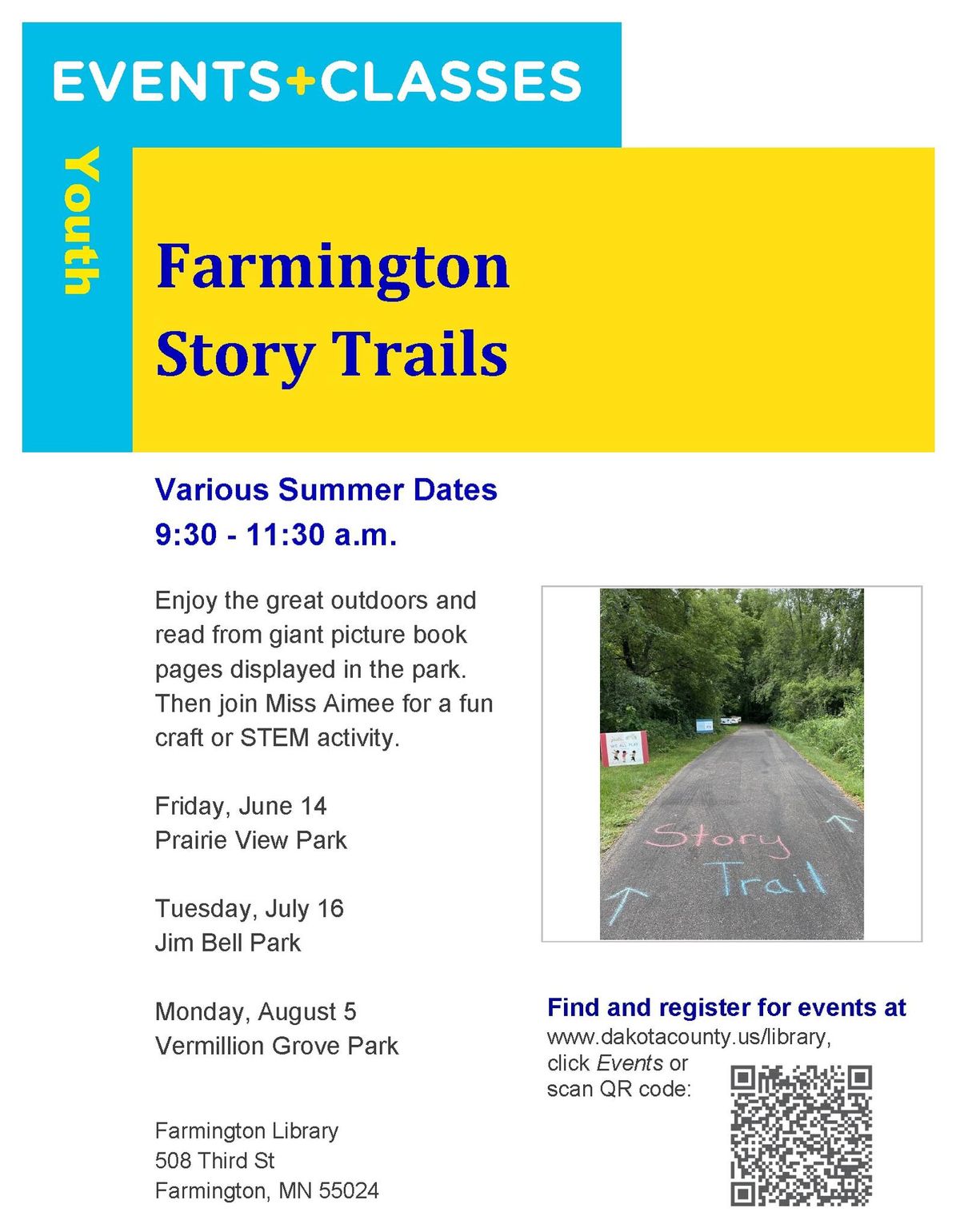 Story Trail at Jim Bell Park