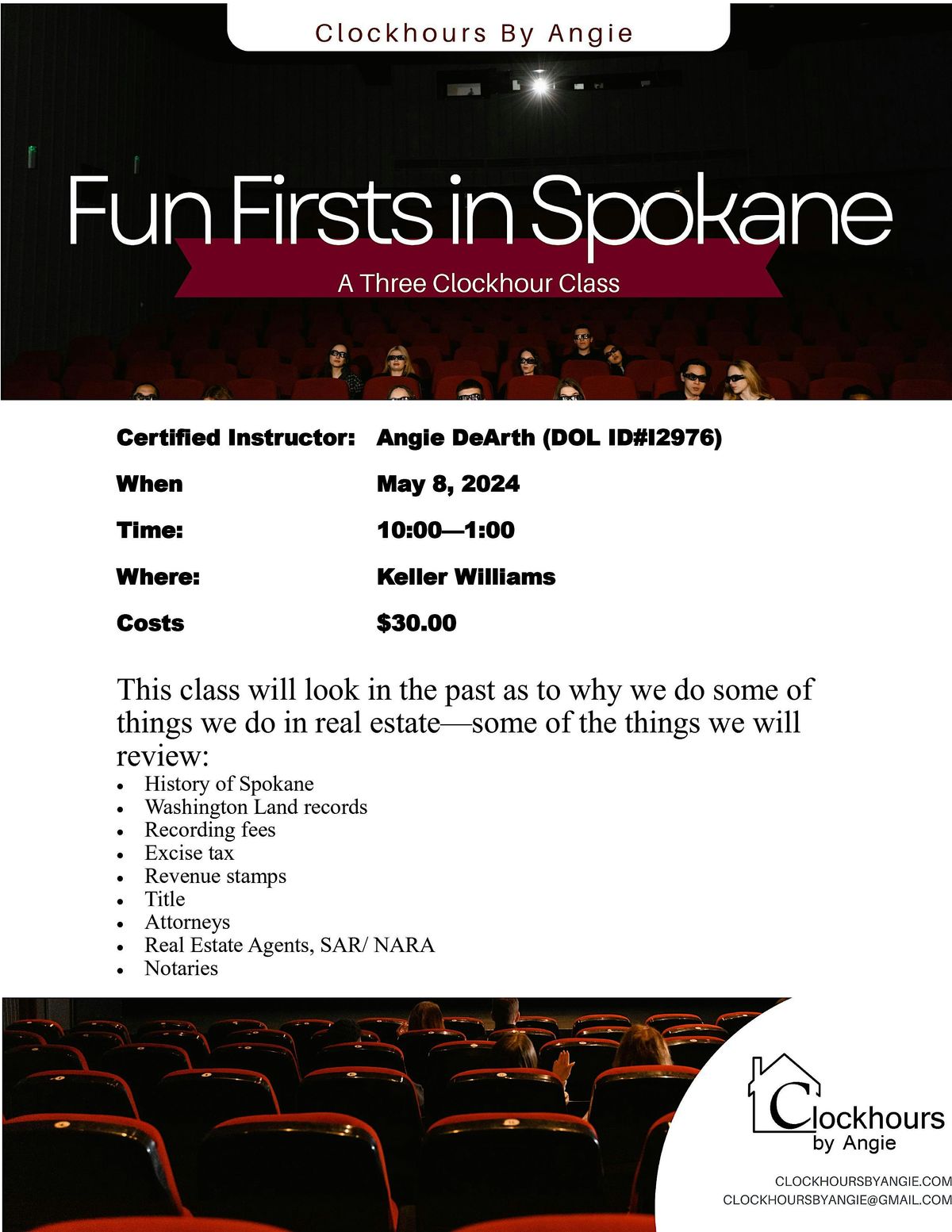 Fun Firsts in Spokane!