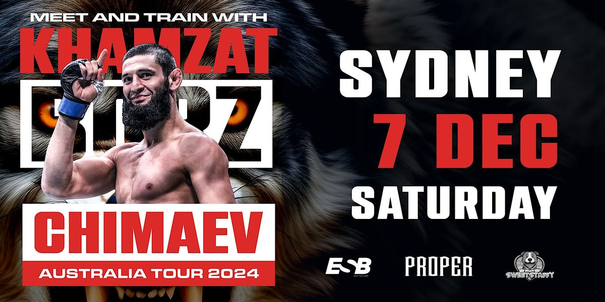 Meet & Train with UFC superstar Khamzat Chimaev - Sydney (7 December)