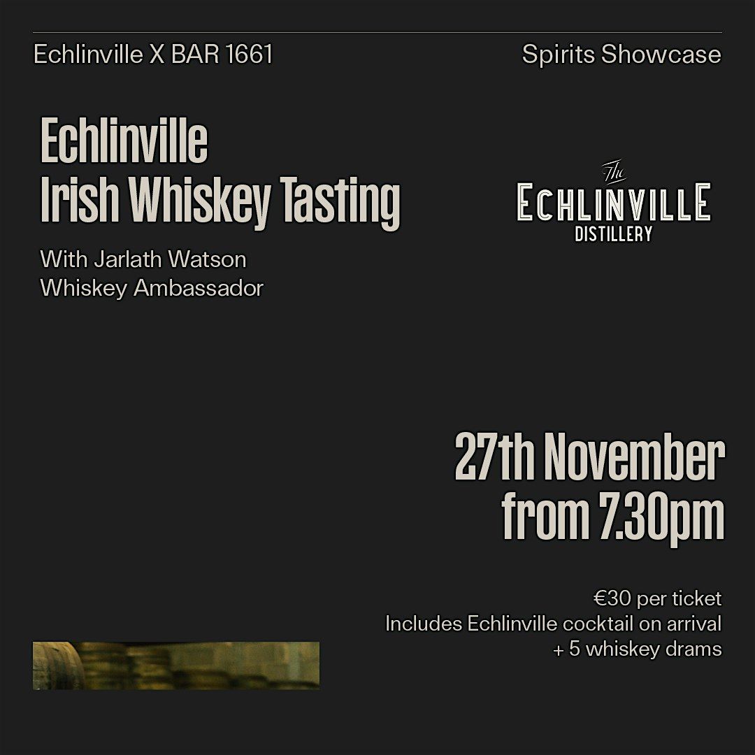 Echlinville Irish Whiskey Tasting