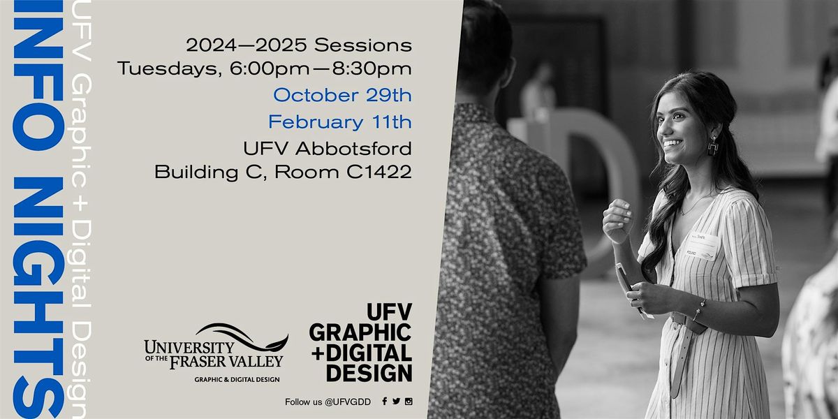 UFV GDD Portfolio and Info Night - February 2025