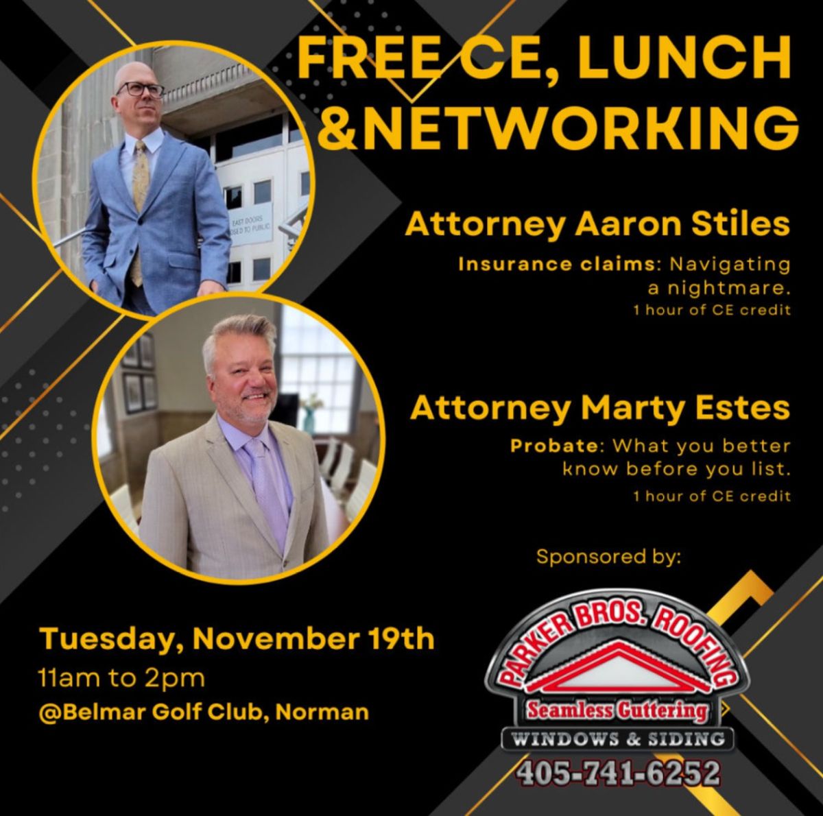 Legal Lunch & Learn for Realtors - 2hrs CE