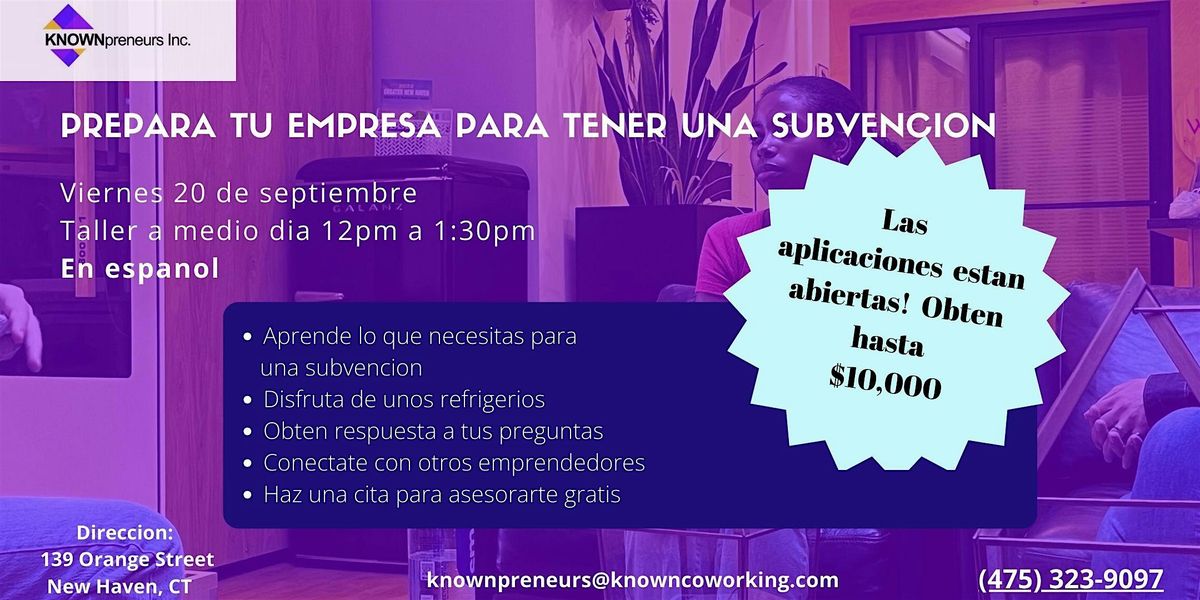 PREPARA TU EMPRESA PARA TENER UNA SUBVENCION