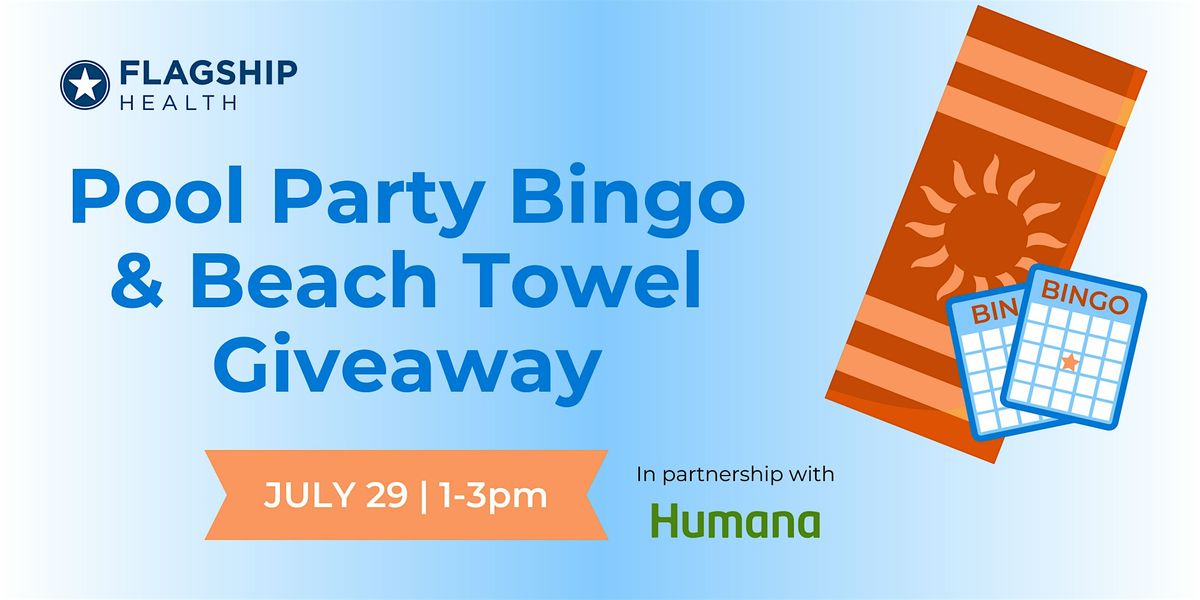 Pool Party Bingo & Beach Towel Giveaway