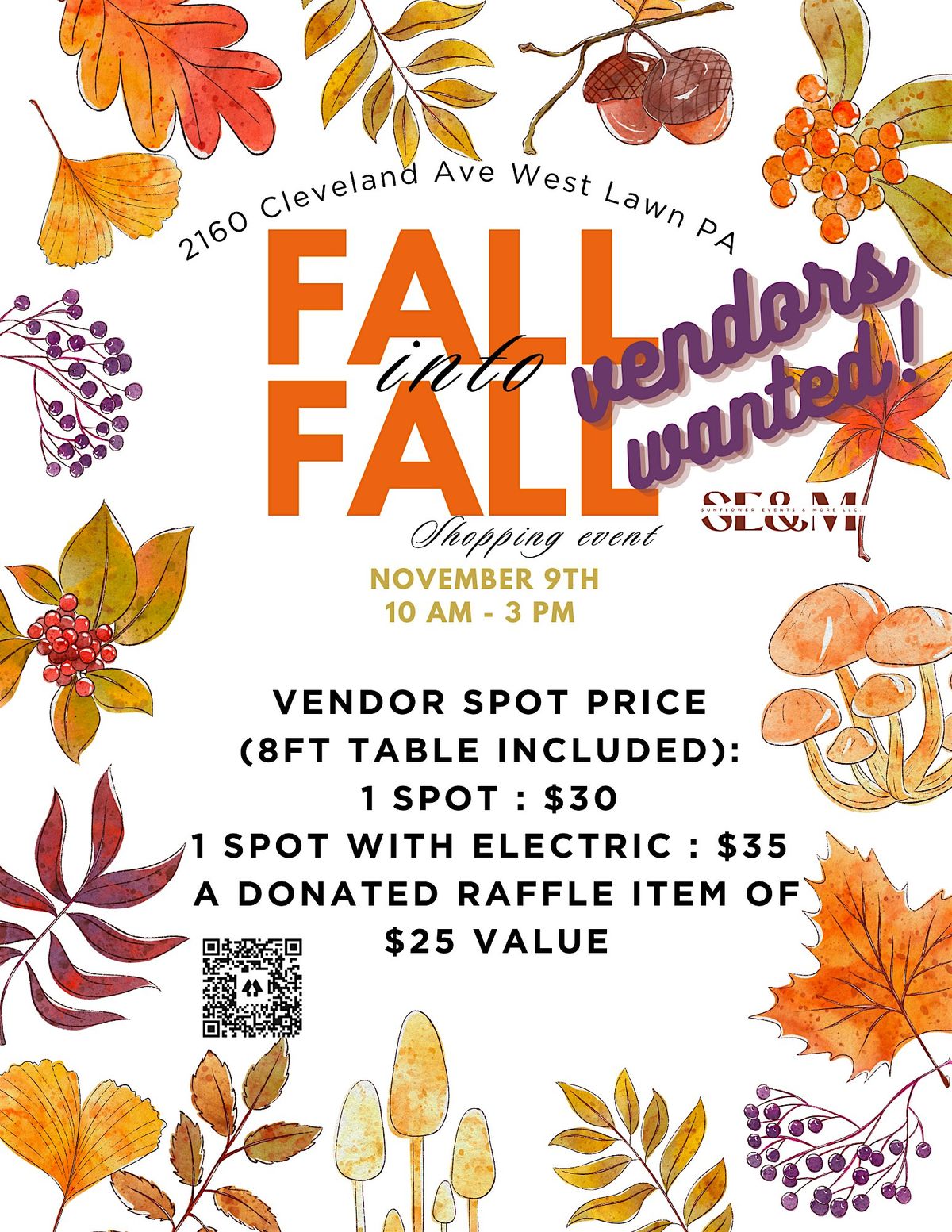 Fall into Fall Craft\/Vendor Show