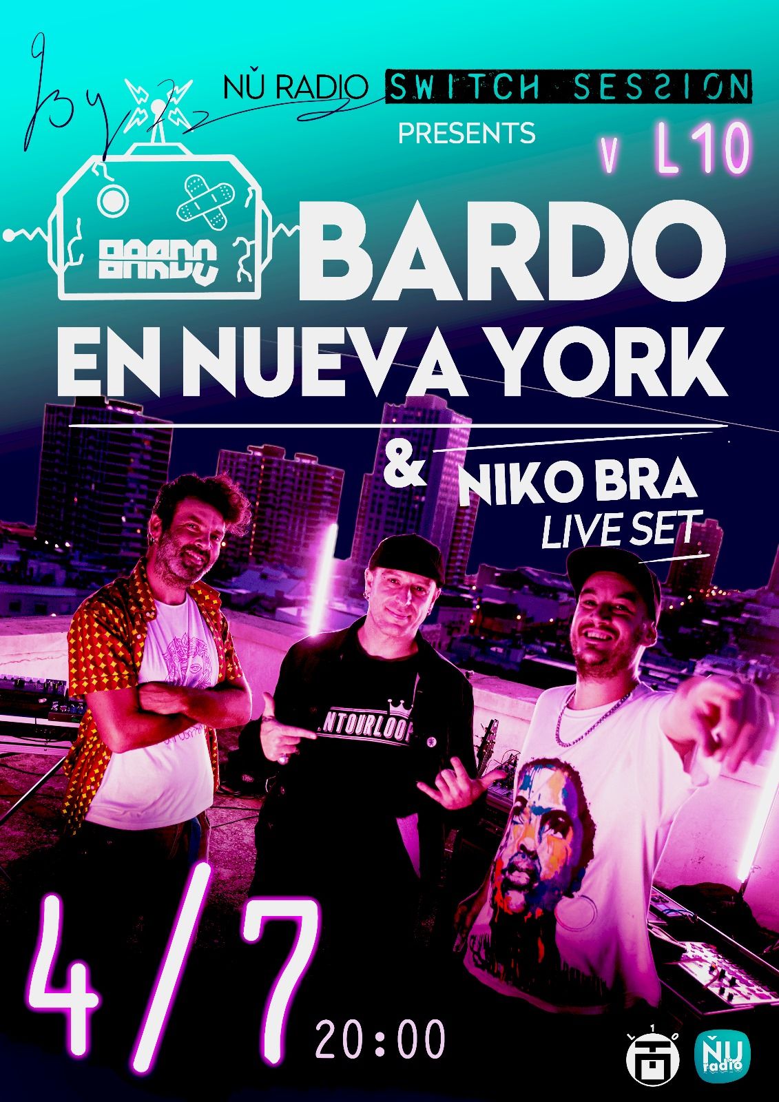 Switch Sessions : Bardo en Nueva York + Niko Bra libe set