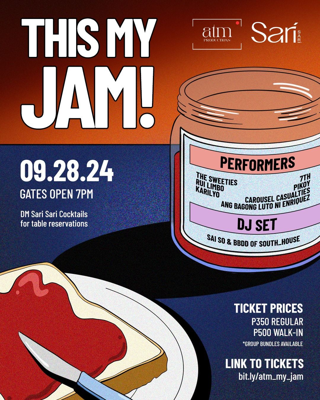 Sari Sari x atm productions presents: This My Jam!