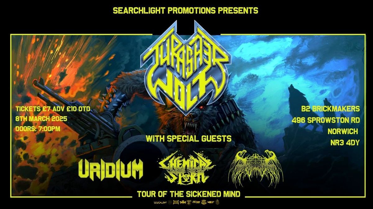 THRASHERWOLF, URIDIUM, CHEMICAL STORM, SELF MADE HELL 