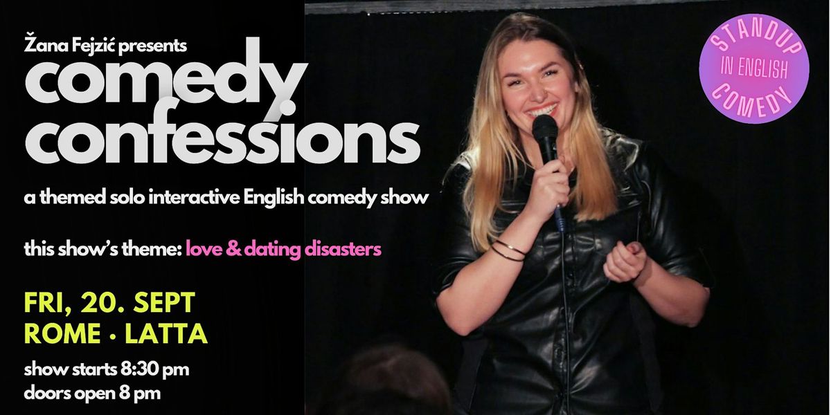 Comedy Confessions: An Interactive English Comedy Show (Rome)