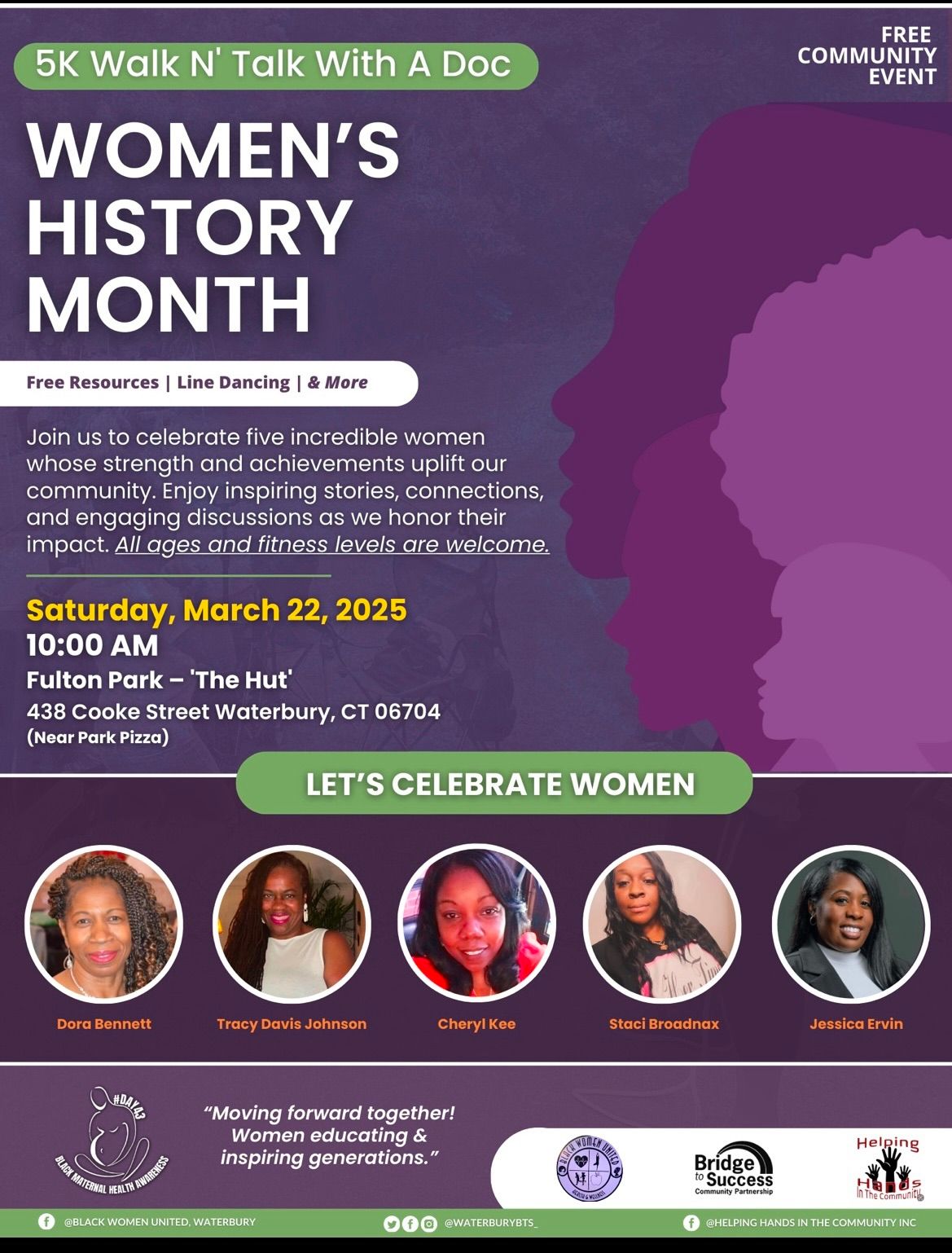 Womem History Month & 5K wellness walk 