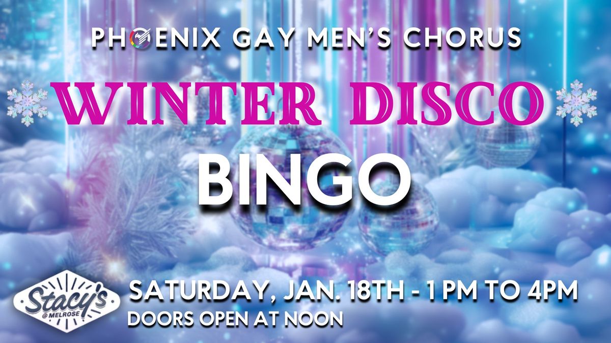 PHXGMC Winter Disco Bingo! 