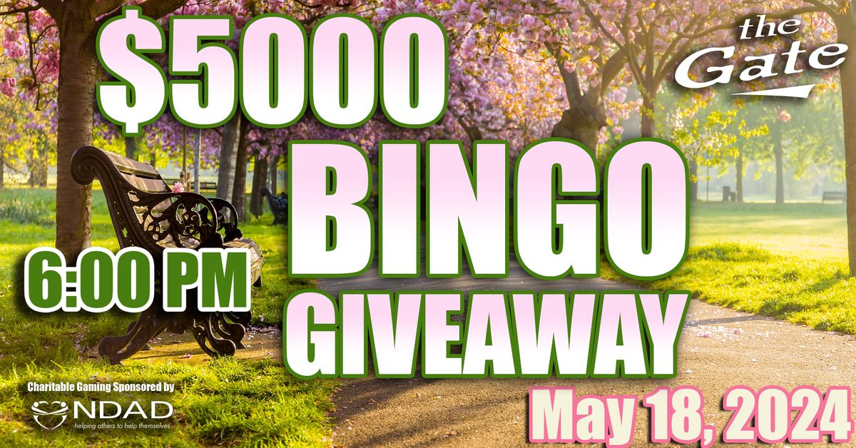 $5000 Bingo Giveaway @ Southgate