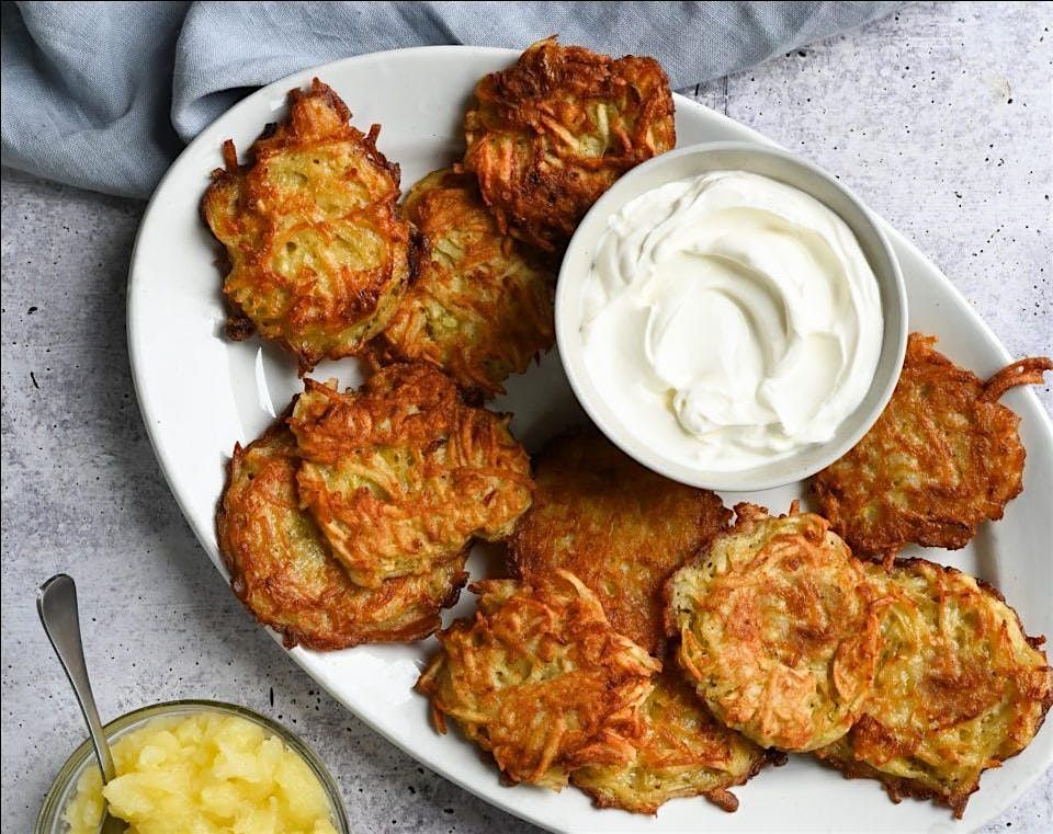 UBS In Person Cooking Class: Crispiest Potato Latkes!