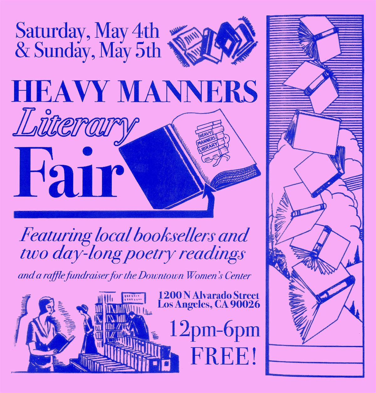 Heavy Manners Literary Fair (5\/4 + 5\/5)
