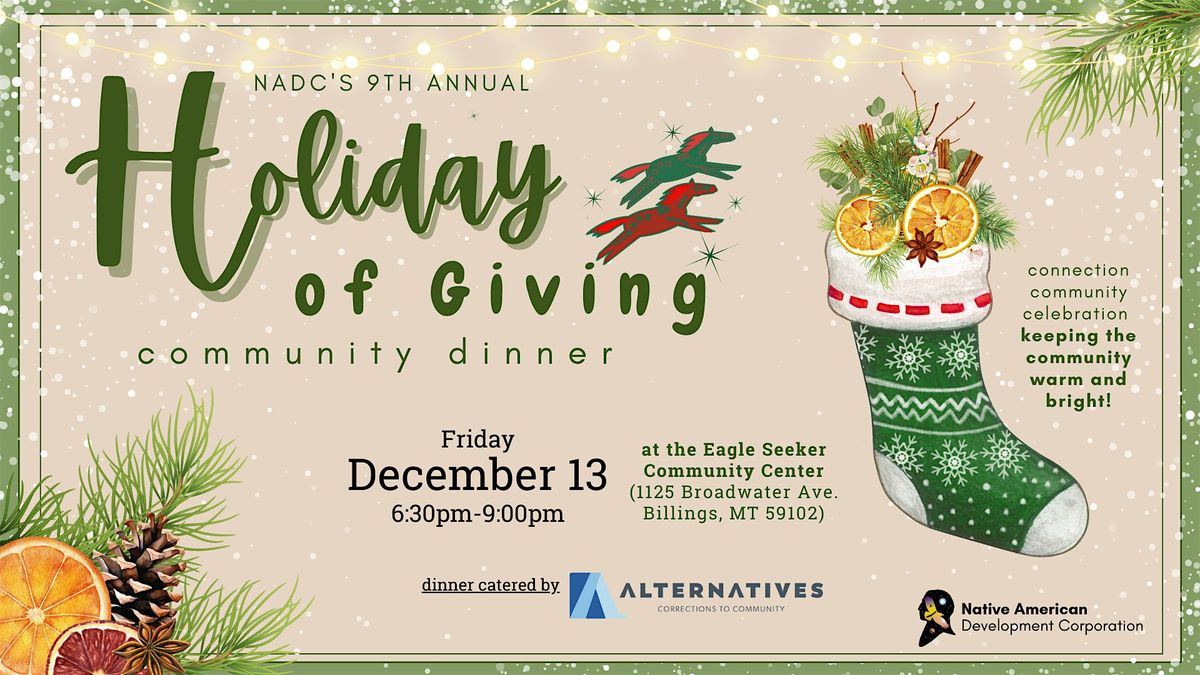 NADC's Holiday of Giving - Community Dinner