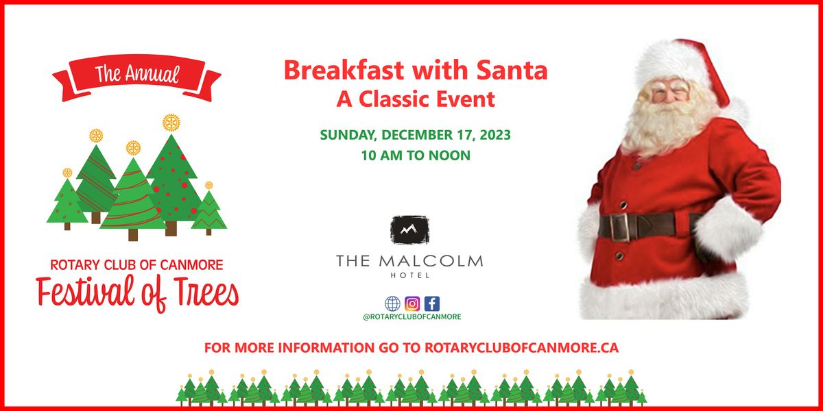 Rotary Festival of Trees - Breakfast with Santa, Sunday, Dec 15, 2024 10 am