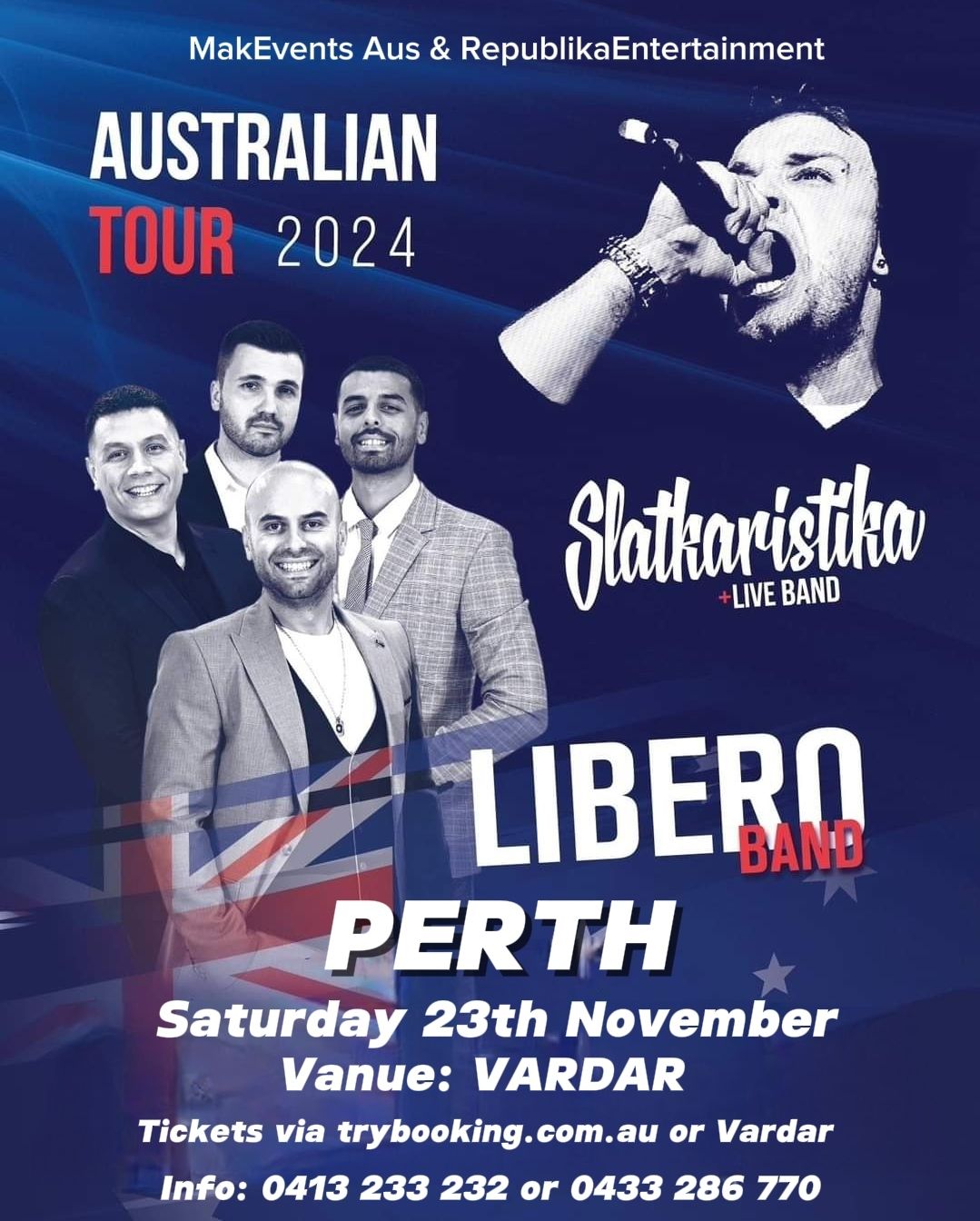 Slatkaristika & Libero Bend Live #Perth