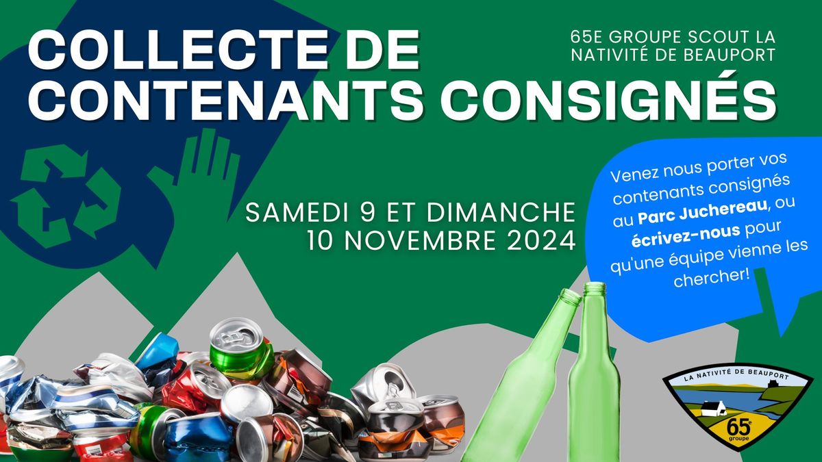 Collecte de contenants consign\u00e9s