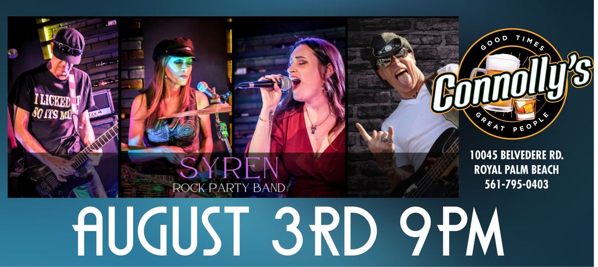 Syren returns to rock Connolly's 