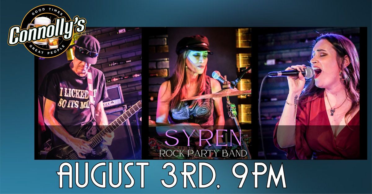 Syren returns to rock Connolly's 