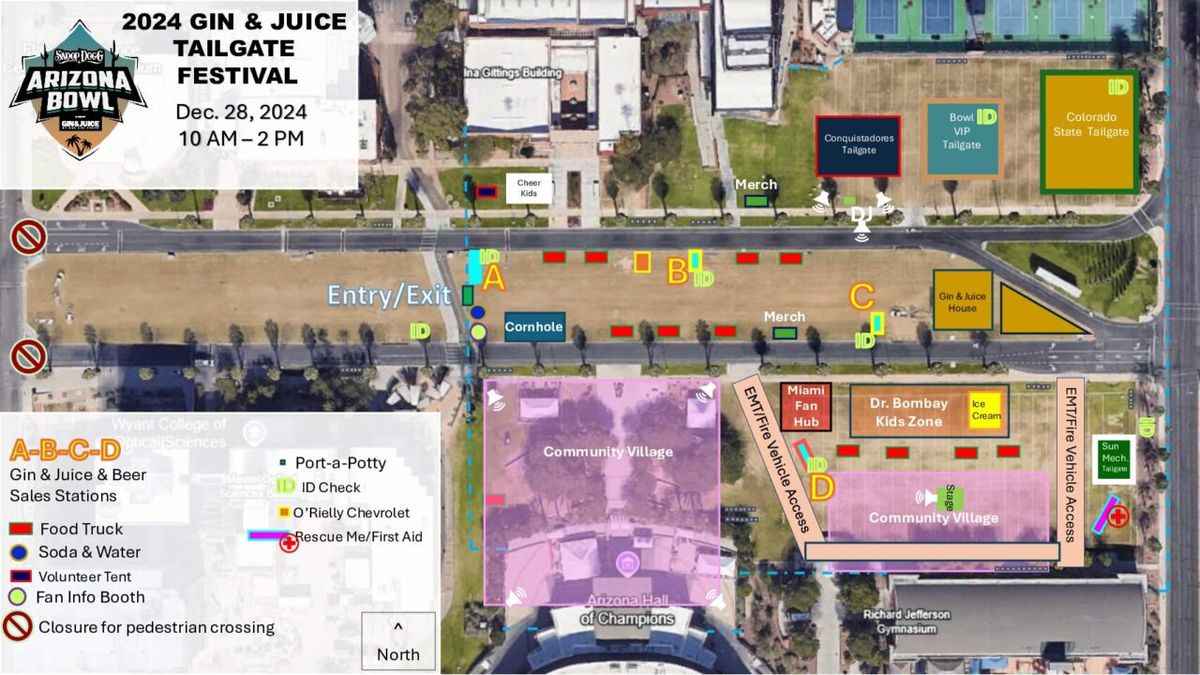 Snoop Dogg Arizona Bowl presented by Gin & Juice | Tailgate Festival VIP Pass