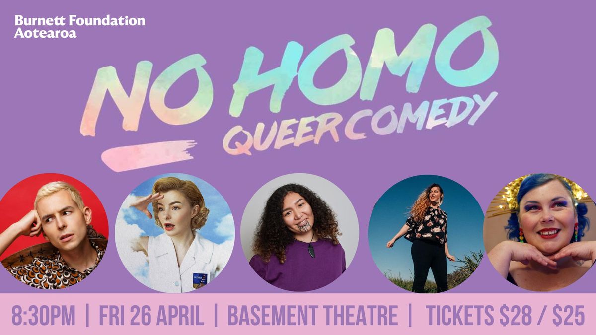 No Homo: Queer Comedy - April 2024