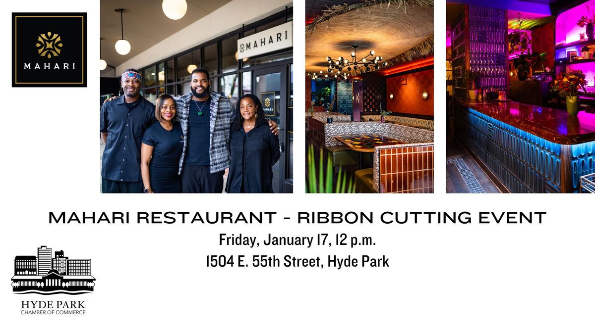 Mahari Restaurant Ribbon-Cutting