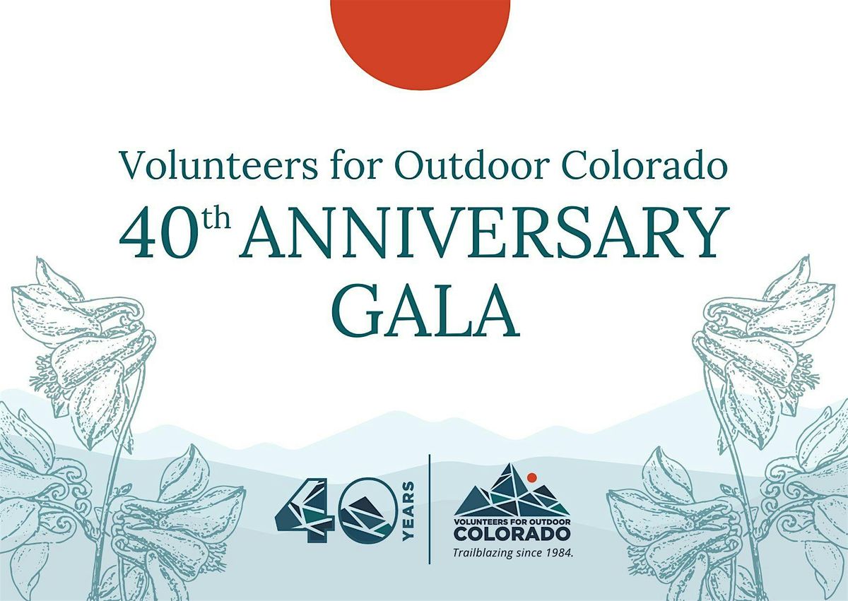 Volunteers for Outdoor Colorado 40th Anniversary Gala