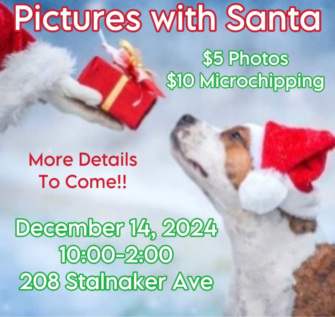 Pictures with Santa