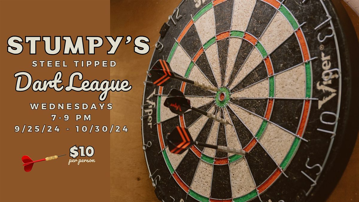 Fall Darts League- Wednesday Nights at Stumpy's Jax