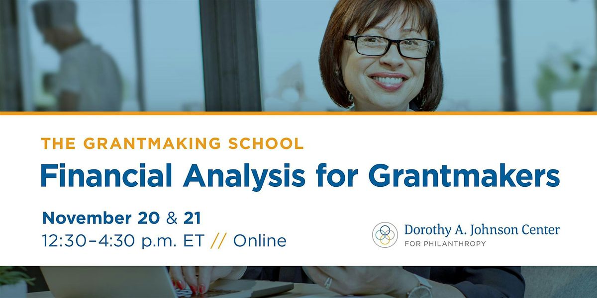 Financial Analysis for Grantmakers