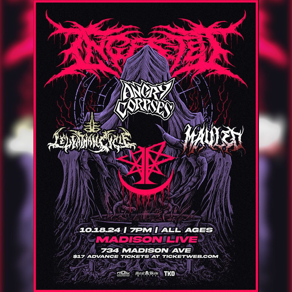 Ingested - Angry Corpses - Leviathan Cycle - Mauled ~ 10.18.24