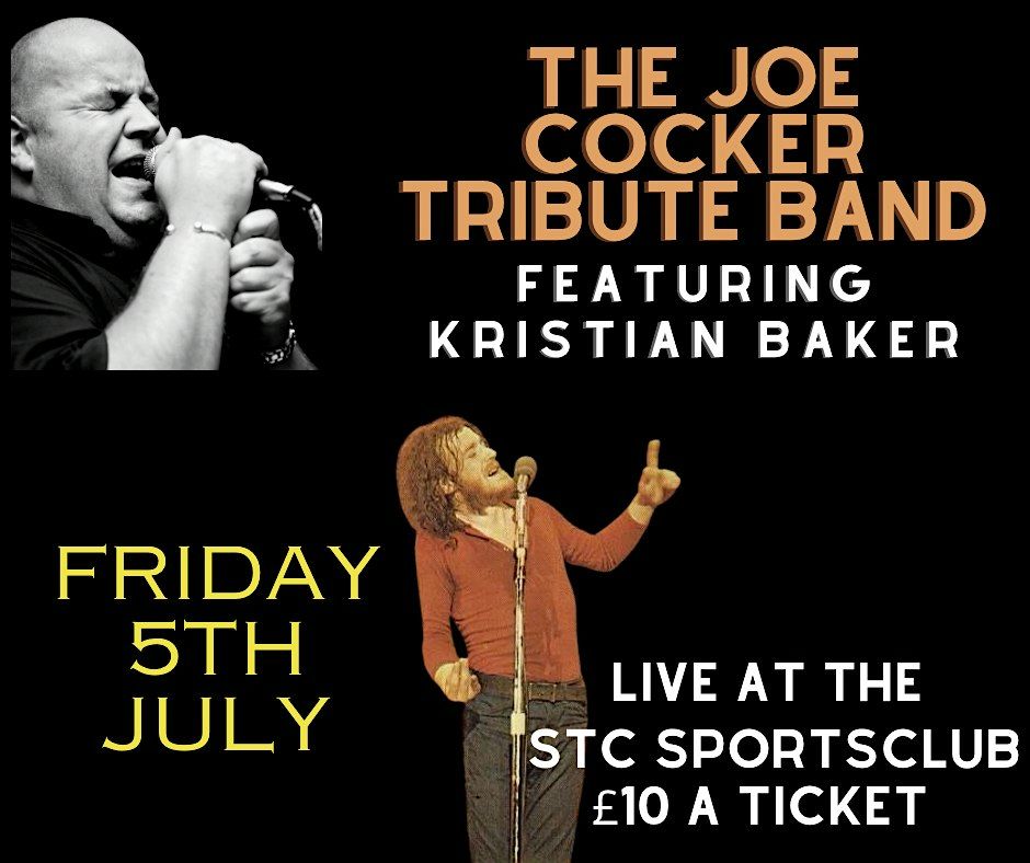 A Tribute to Joe Cocker featuring Kristian Baker live @ The STC Sports club