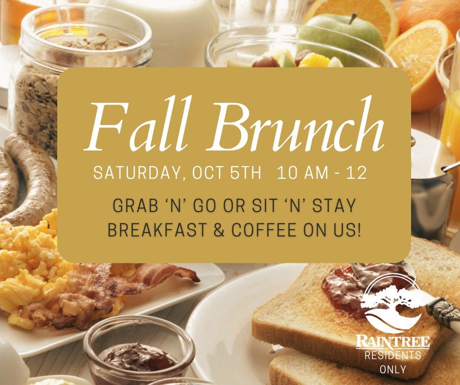 Raintree Resident Event - Fall Brunch