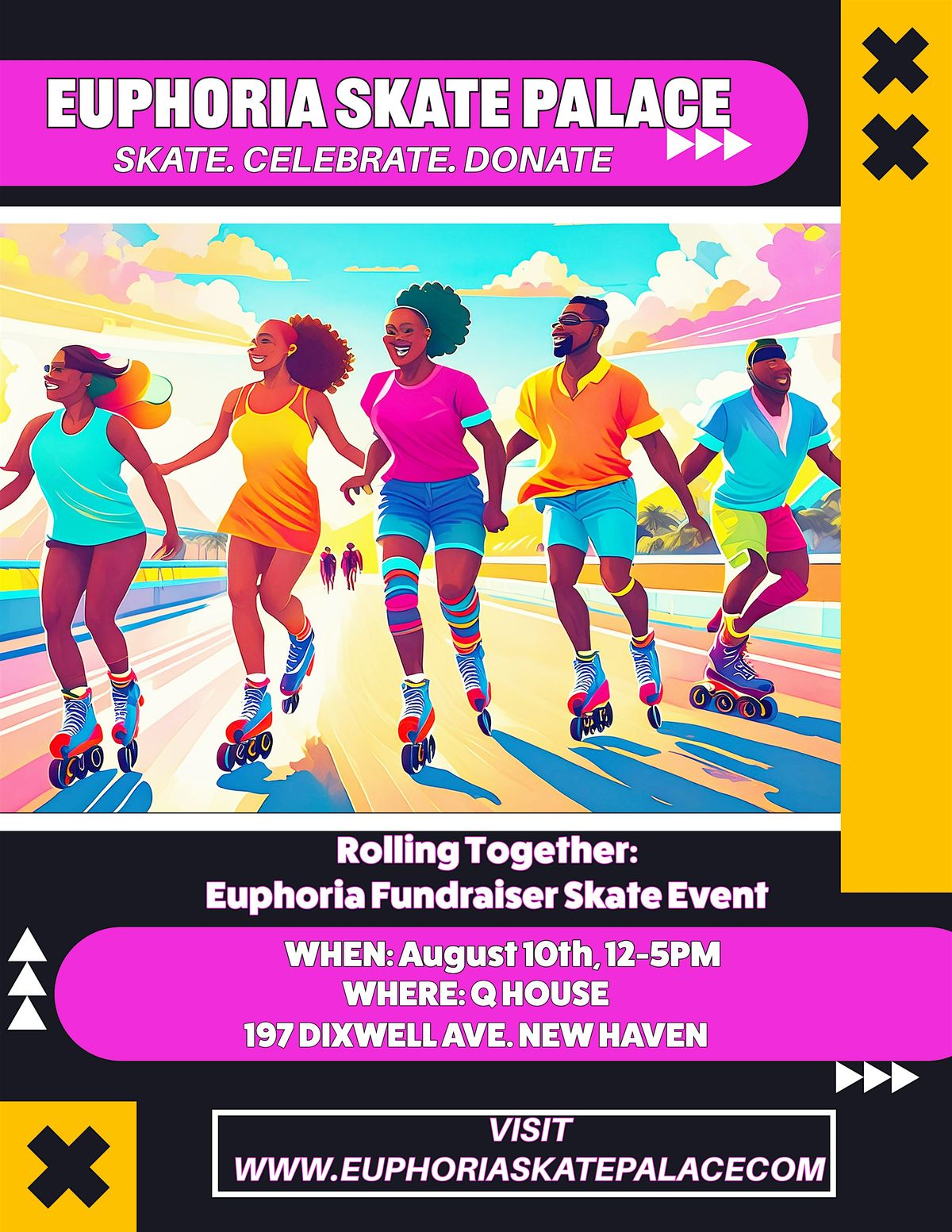 Rolling Together: Euphoria Skate Palace Fundraiser Skate Event
