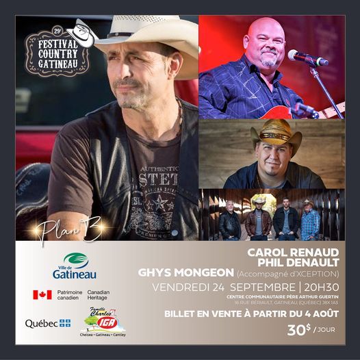 Festival Country Gatineau Plan B