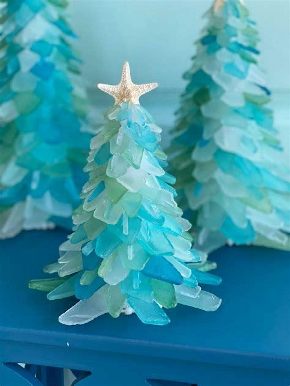 Sea Glass Winter Trees