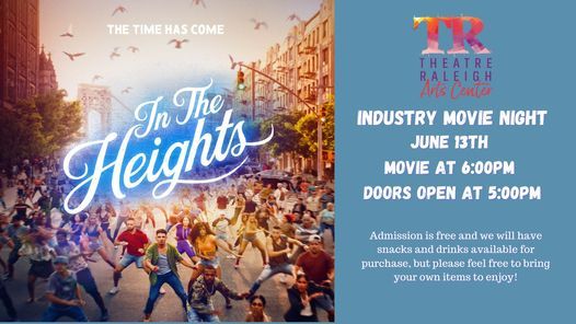 Industry Movie Night- In the Heights Showing