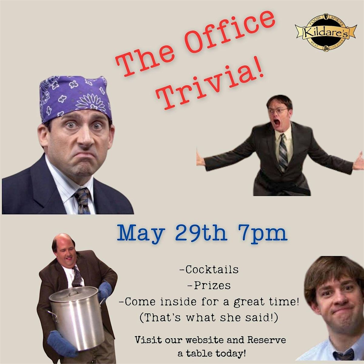 Trivia Night The Office (US version), Kildare