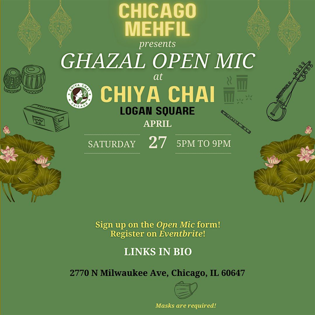 Chicago Mehfil: Ghazal Open Mic